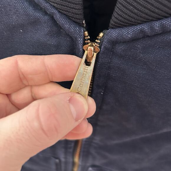 Vintage Carhartt Quilt-Lined Artic Vest “Midnight Blue” V02 - Picture 10 of 10